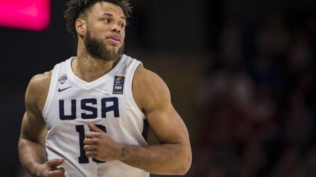 Justin Anderson, con la camiseta de USA