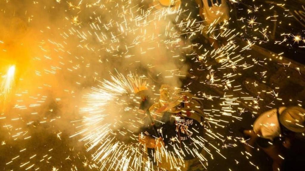 Un 'correfoc' en una imatge d'arxiu