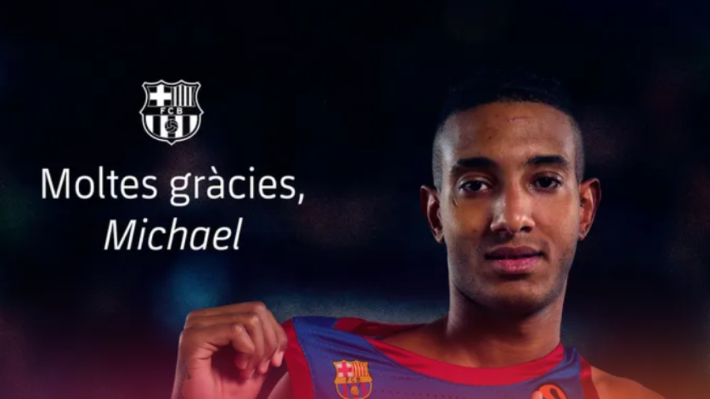 El Barça de basket despide a Michael Caicedo