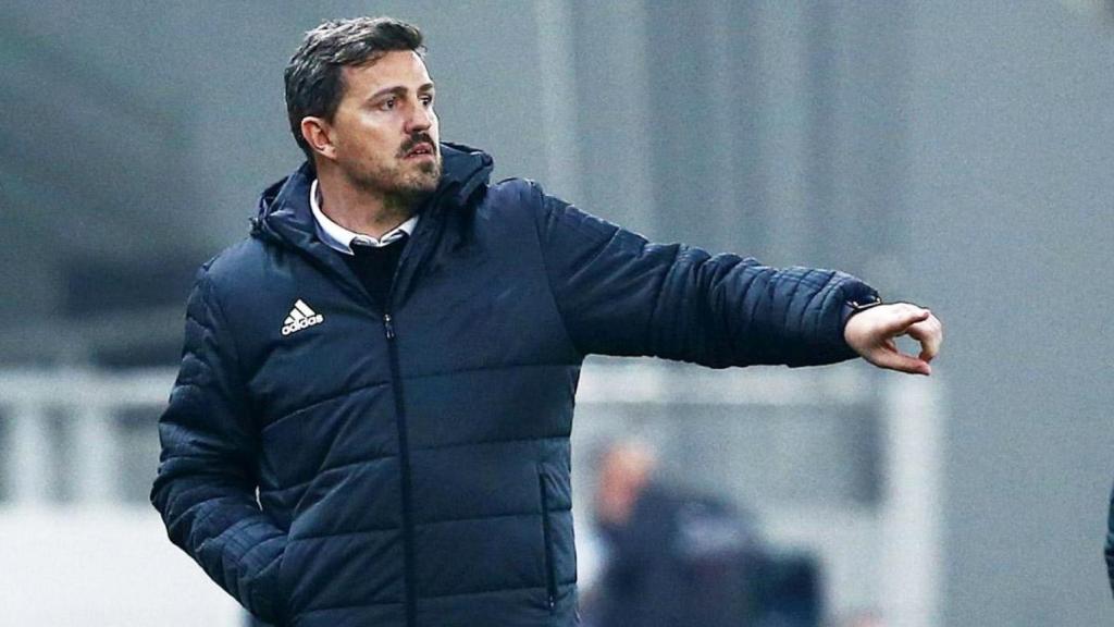 Óscar García, en su etapa como entrenador del Celta