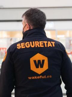 Un vigilant de Wakeful Seguridad