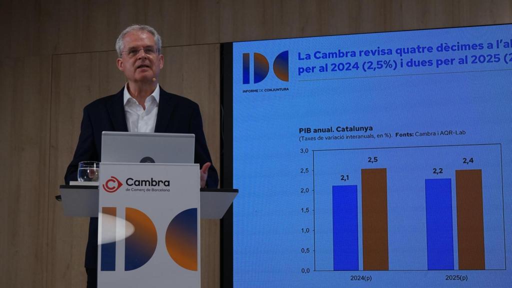 Imagen del jefe del centro de estudios de la Cámara, Joan Ramon Rovira