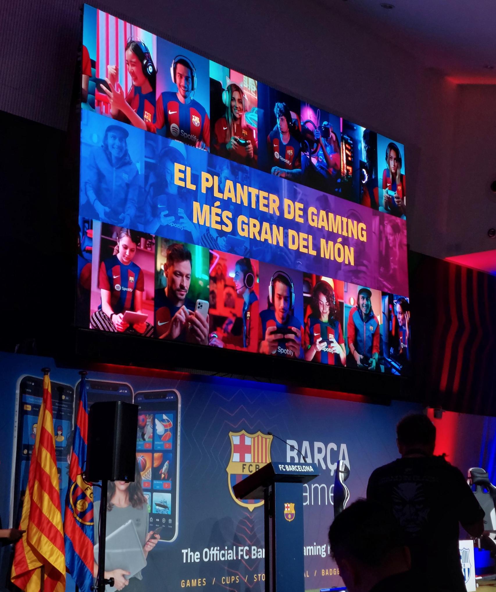 La presentación de Barça Games, en el Auditori 1899