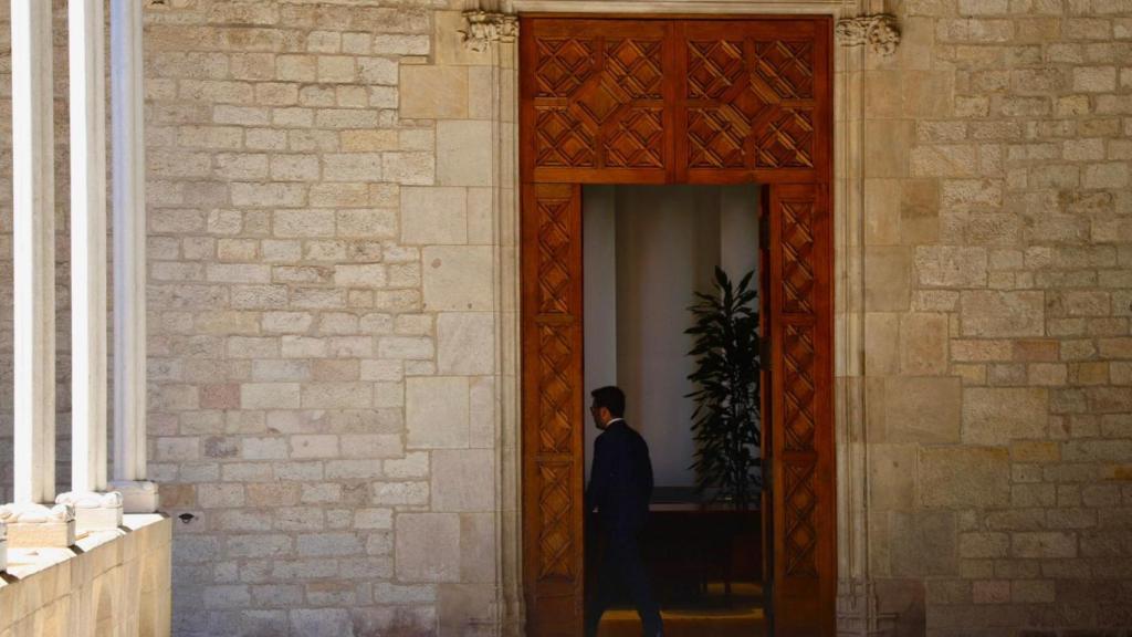 El presidente de la Generalitat en funciones, Pere Aragonès