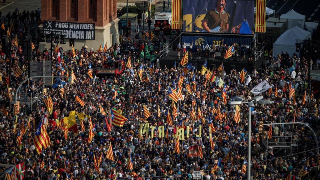 Manifestación convocada por la ANC en septiembre de 2023