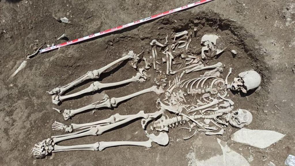 Restos humanos encontrados