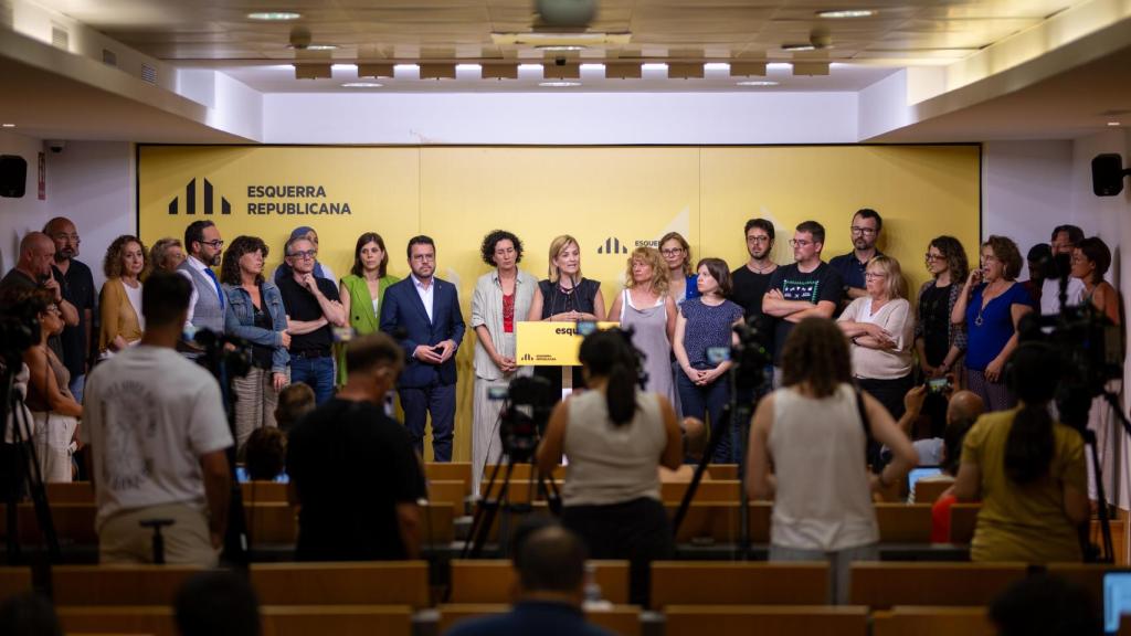 ERC anuncia el preacuerdo alcanzado con el PSC para la investidura de Salvador Illa