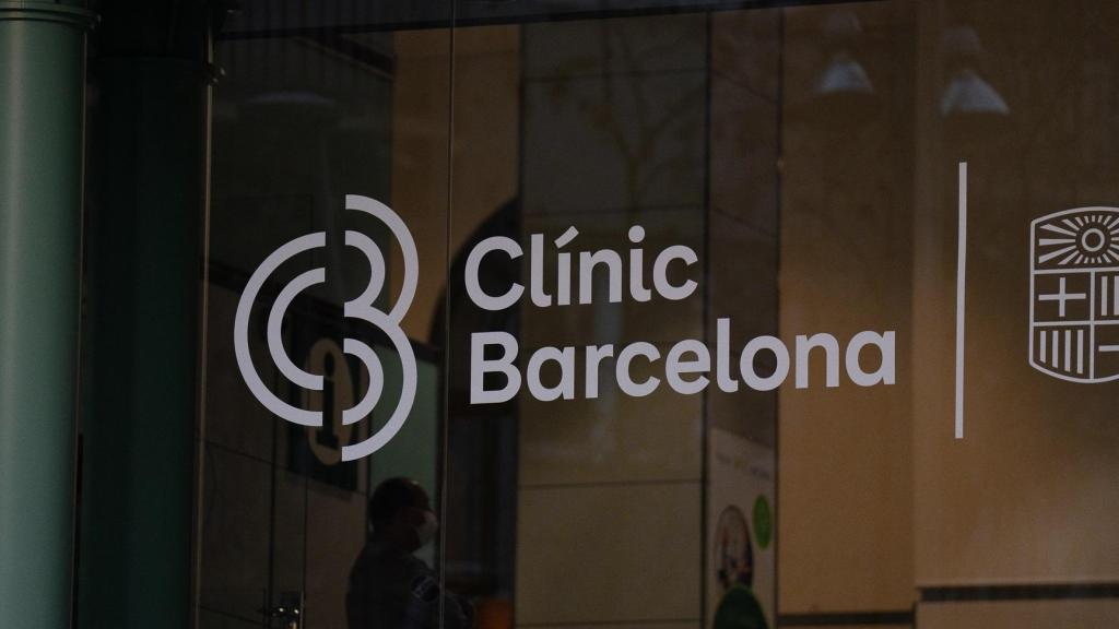 Entrada de l'Hospital Clínic de Barcelona