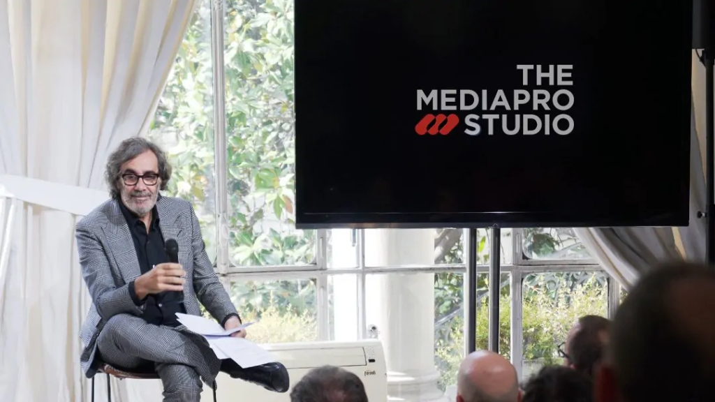 El presidente y CEO de Mediapro, Tatxo Benet, en un acto corporativo