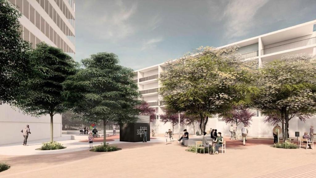 Render de les obres de millora al barri de la Prosperitat