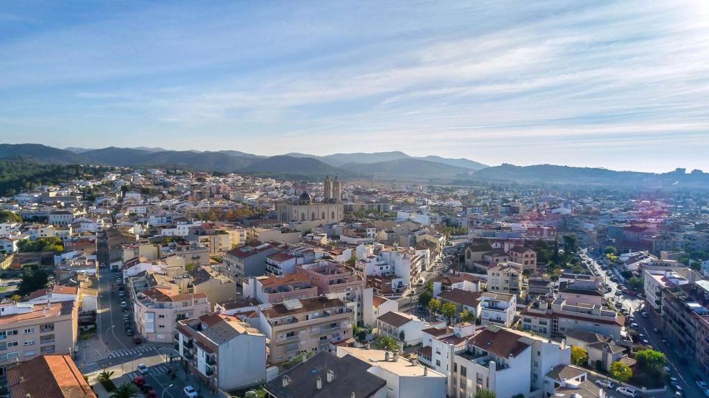 Sant Pere de Ribes en una imatge d'arxiu