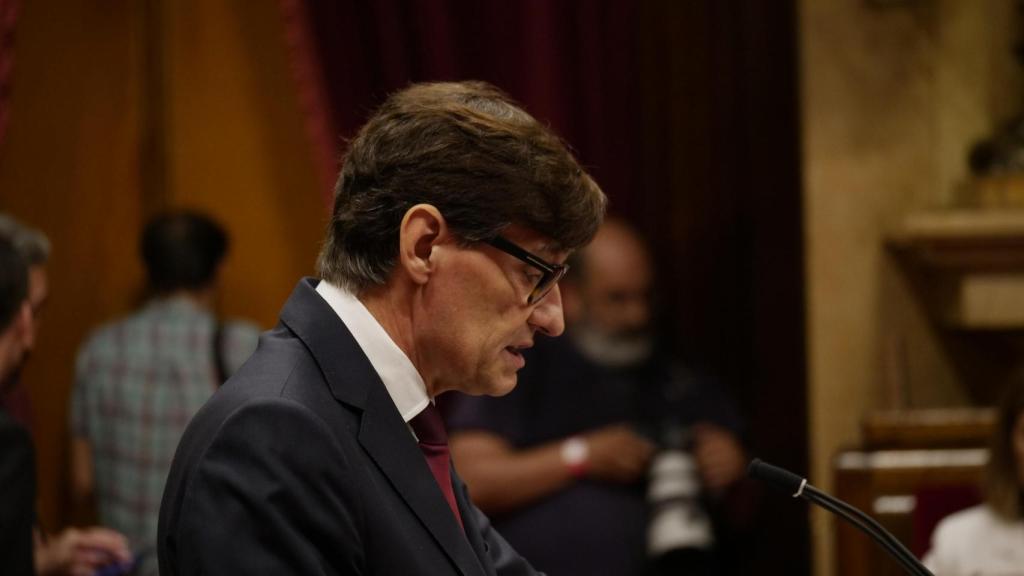 El candidato del PSC a la presidencia de la Generalitat, Salvador Illa
