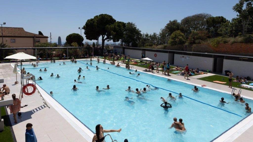 Piscina municipal del CEM Guinardó de Barcelona