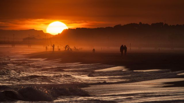 La playa de Sant Salvador de El Vendrell