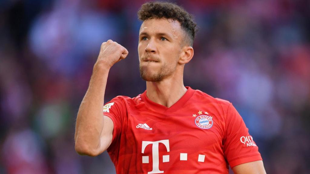 Perisic celebra un gol con el Bayern