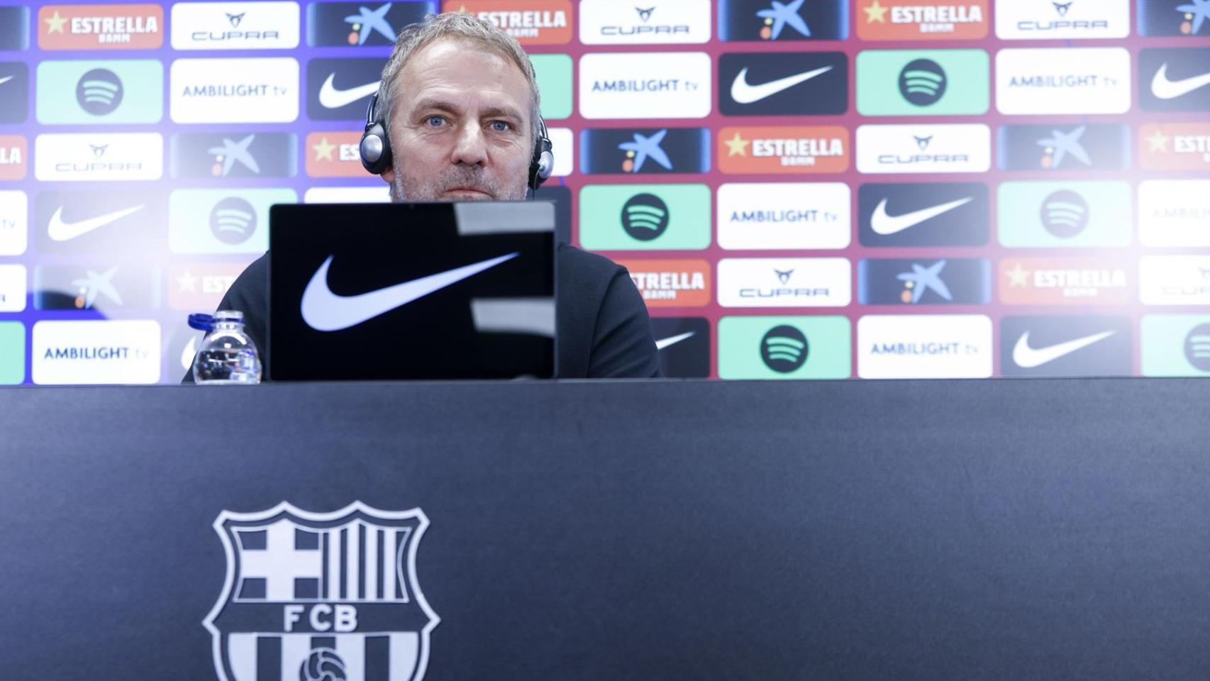 Hansi Flick, en la rueda de prensa prensa al Valencia-Barça