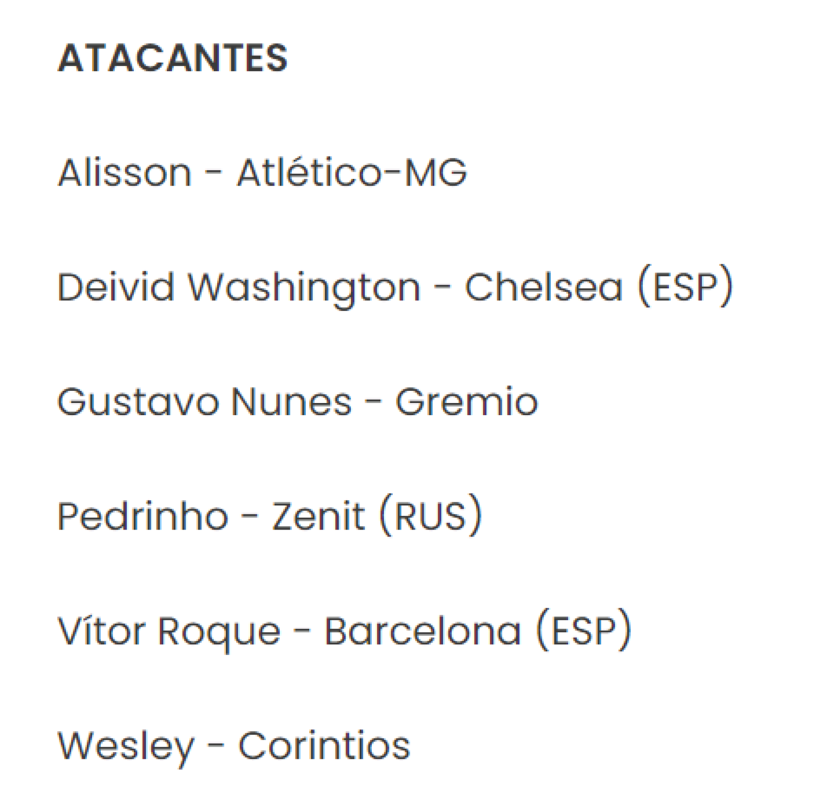 Vitor Roque regresa a la convocatoria de Brasil sub-20 para el parón de selecciones de septiembre