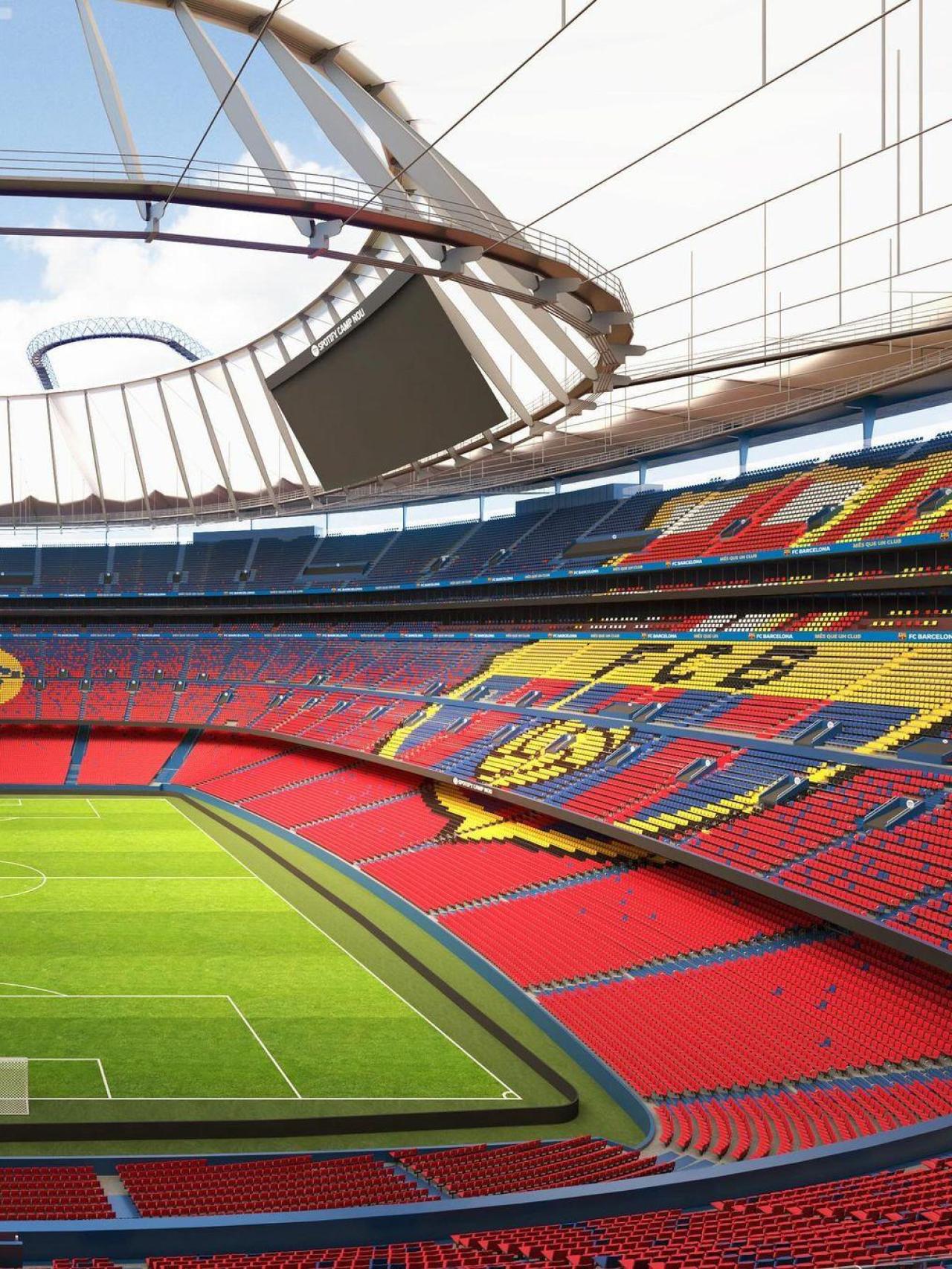 Un vistazo de la infraestructura interna del nuevo Camp Nou (3)