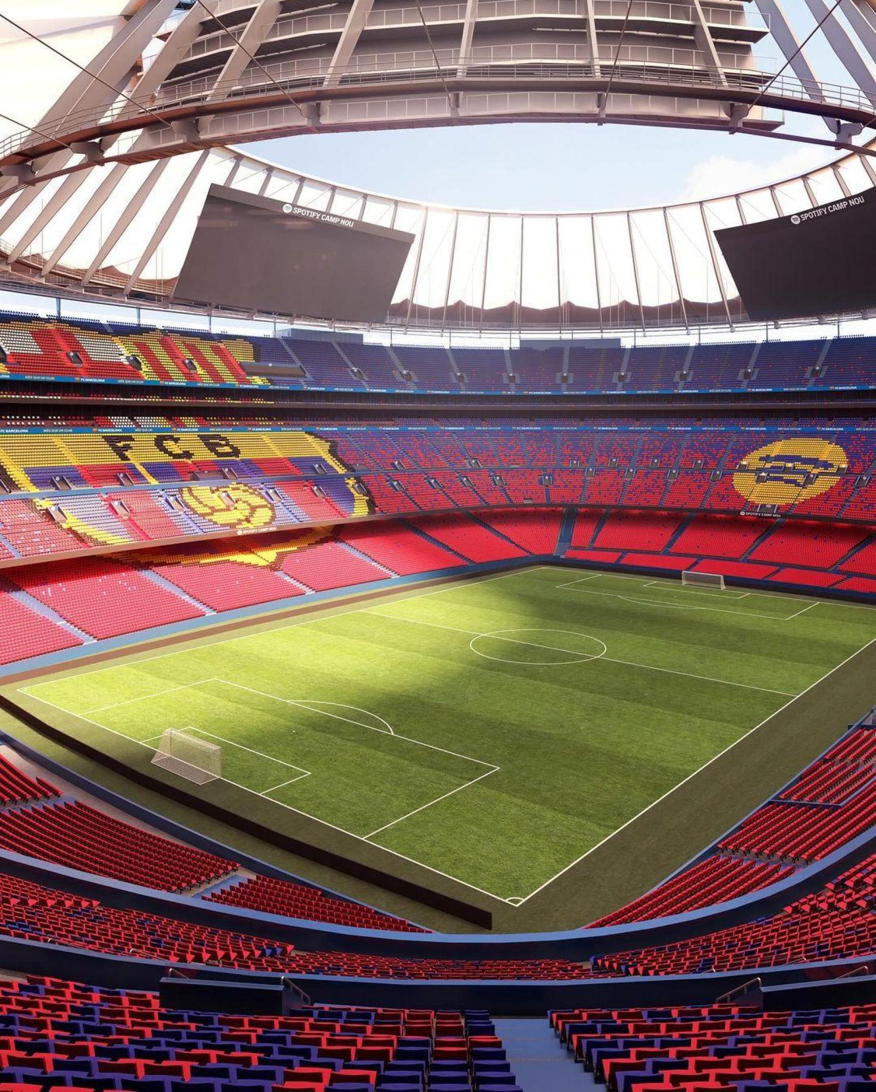 Un vistazo a la infraestructura interna del futuro Camp Nou