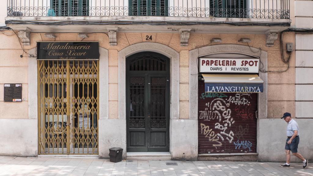 Comercios de Barcelona cerrados en verano