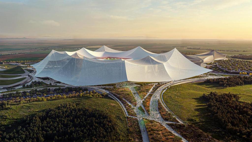 El proyecto del Gran Estadio Hassan II de Casablanca (2)