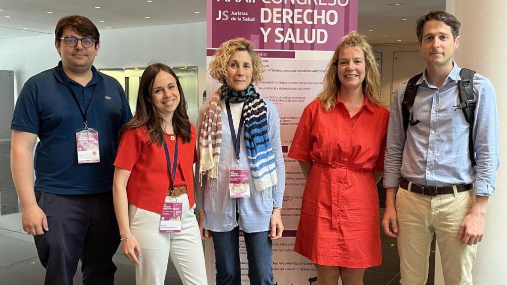 Narcís Pérez de Puig (1d), hasta ahora jefe jurídico del PSMAR, en una jornada profesional