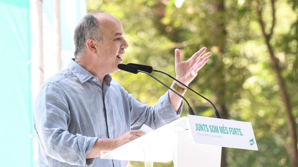 Jordi Turull, secretario general de Junts, en un acto de partido
