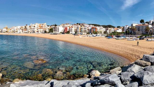 Playa de Sant Pol de Mar en una imagen de archivo