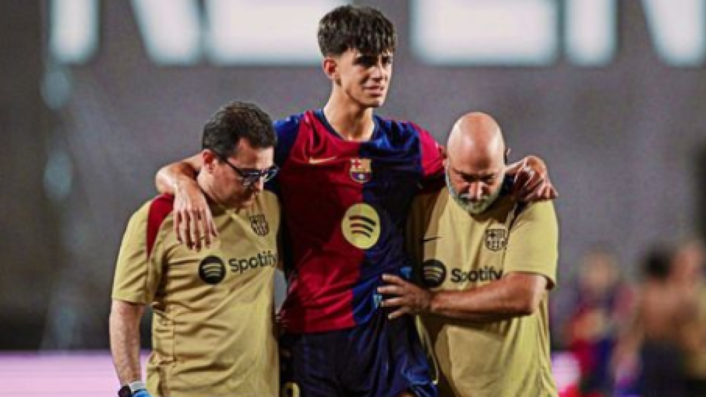 'Story' de Gavi en Instagram donde manda fuerzas a Marc Bernal