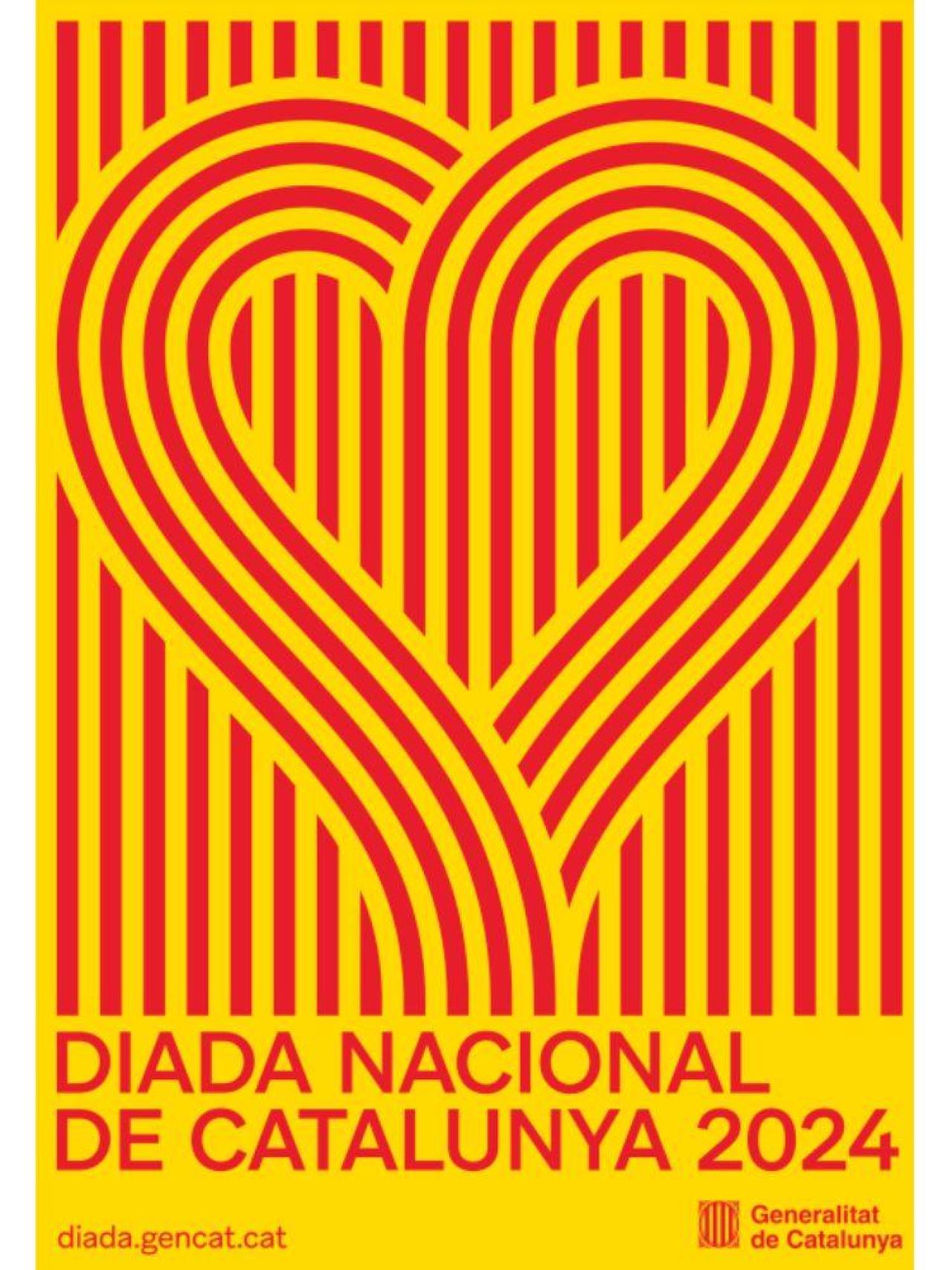 El cartel de la Diada Nacional de Cataluña de 2024
