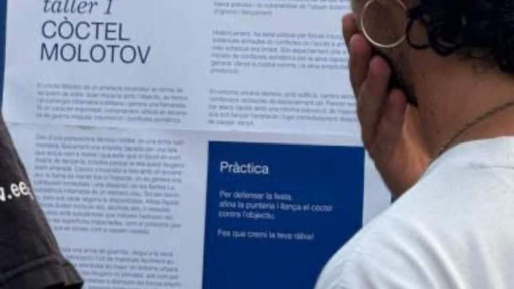 El taller de cócteles molotov en las Fiestas Mayores de Granollers
