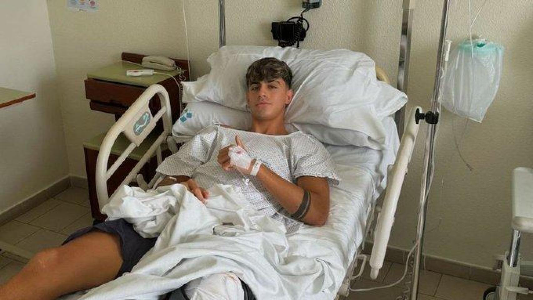 Marc Bernal se recupera de la operación de su rodilla