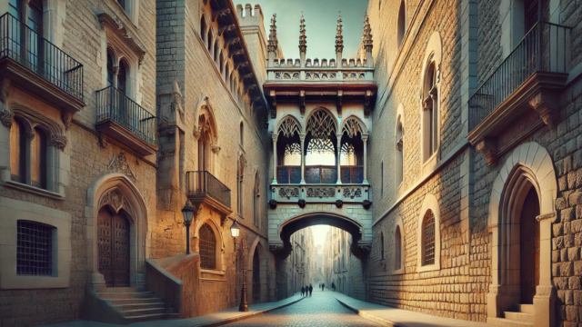 Carrer del Bisbe, según la IA | CANVA