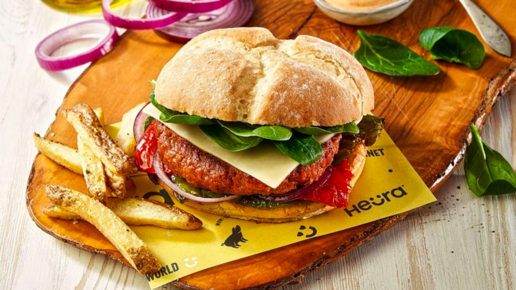 Una hamburguesa Heura