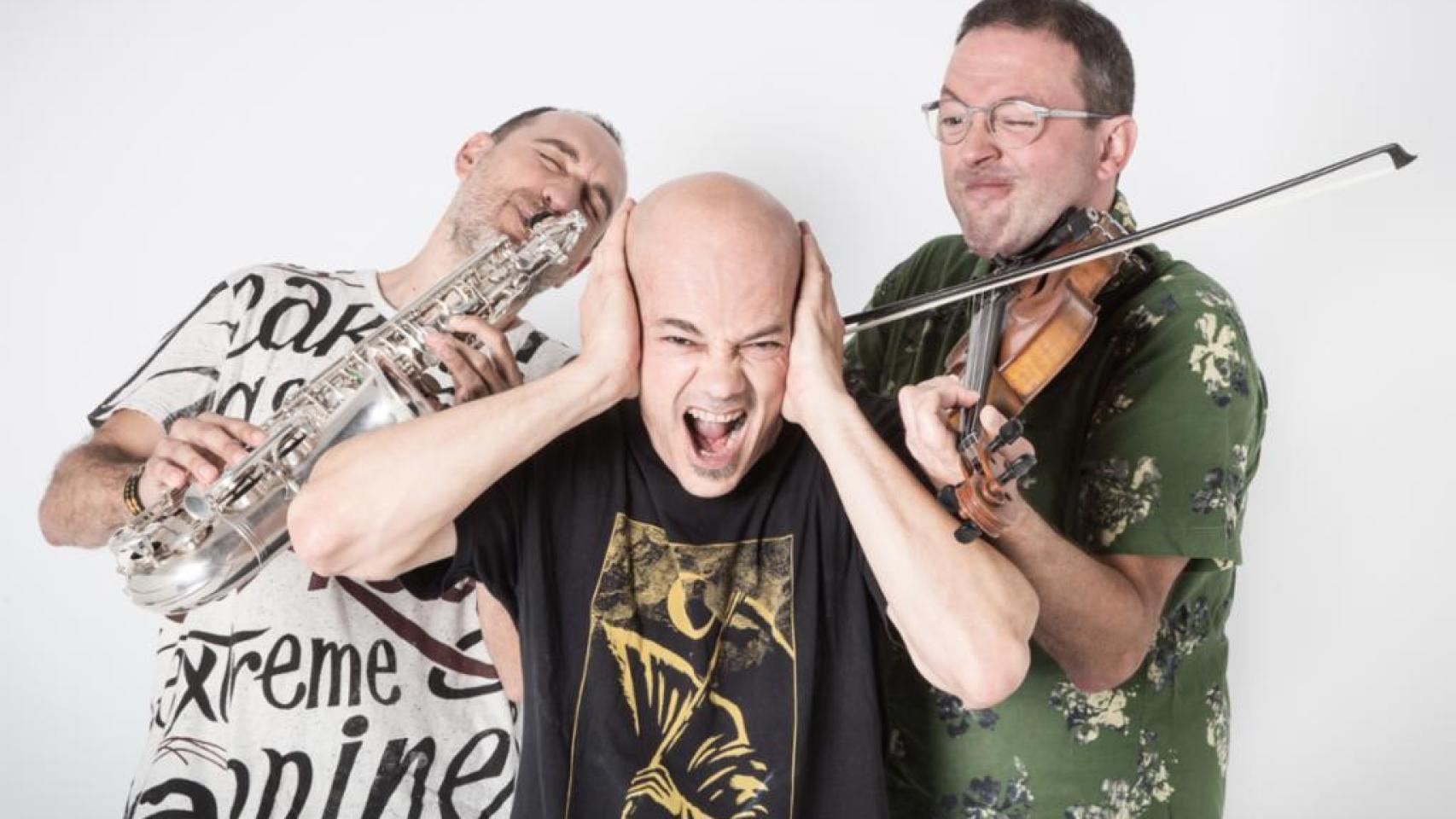 Integrantes del grupo musical vallisoletano Celtas Cortos