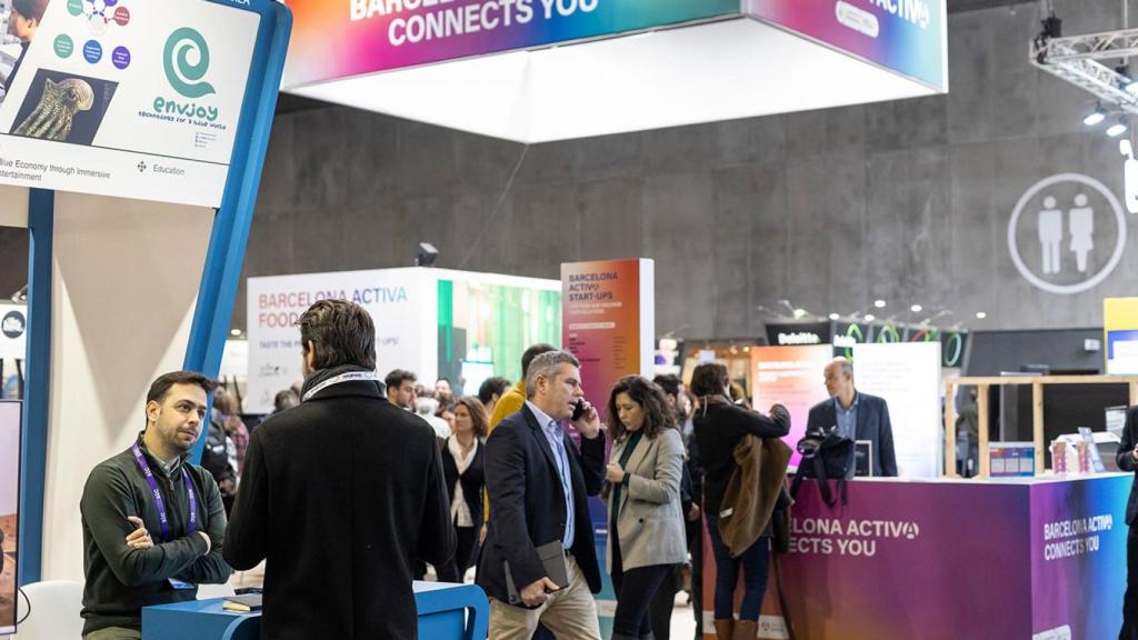 Estand de Barcelona Activa en una edició del 4YFN