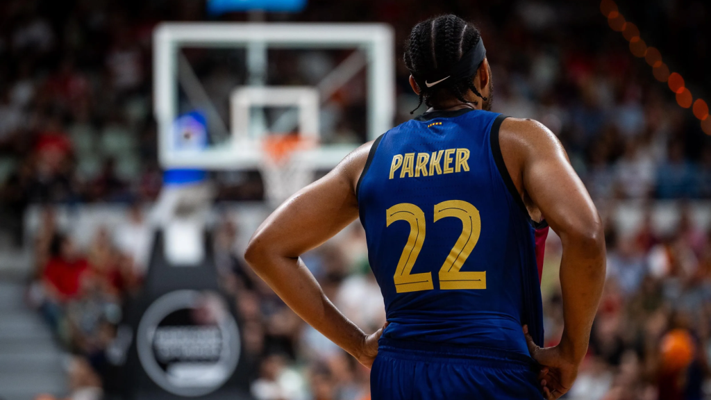 Jabari Parker durante el Real Madrid-Barça de basket de semifinales de Supercopa