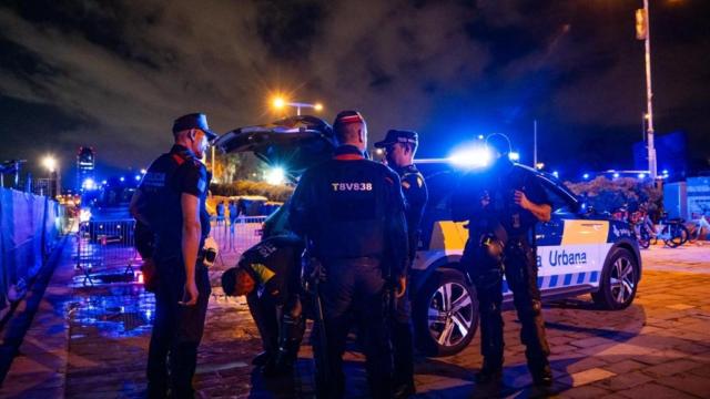 El dispositivo de seguridad de las fiestas de la Mercè de Barcelona