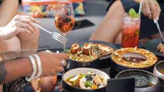 Comida en un restaurante