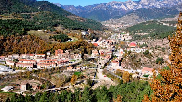 Vistas panorámicas de la Guardiola de Berguedà