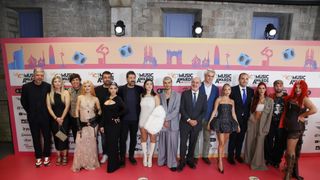 Algunos de los asistentes a la cena de nominados de Los 40 Music Awards 2024 en Barcelona