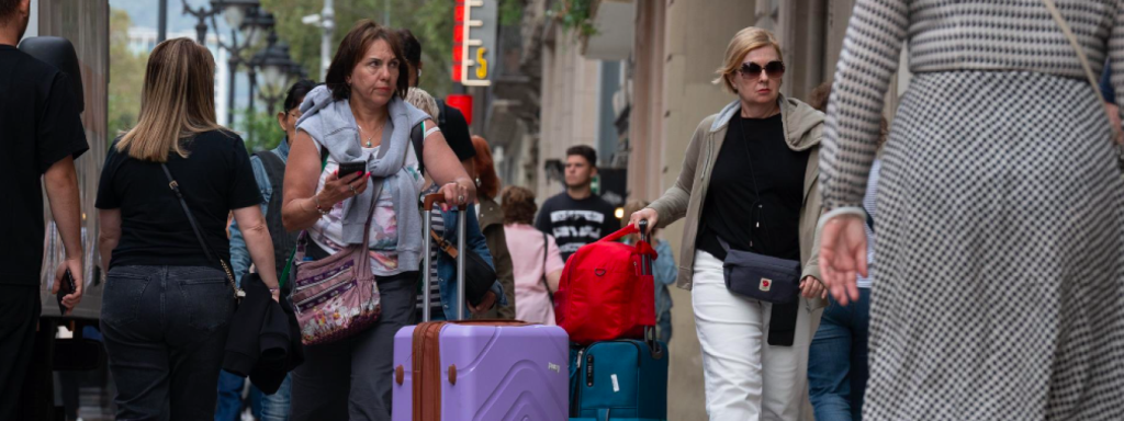 Turistas en Barcelona