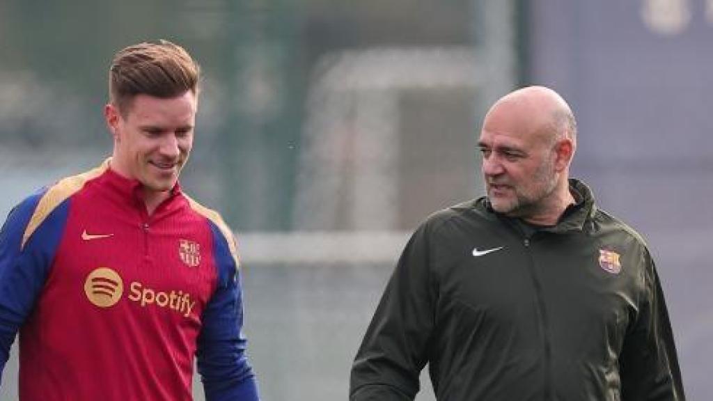 José Ramón de la Fuente, entrenador de porteros del Barça