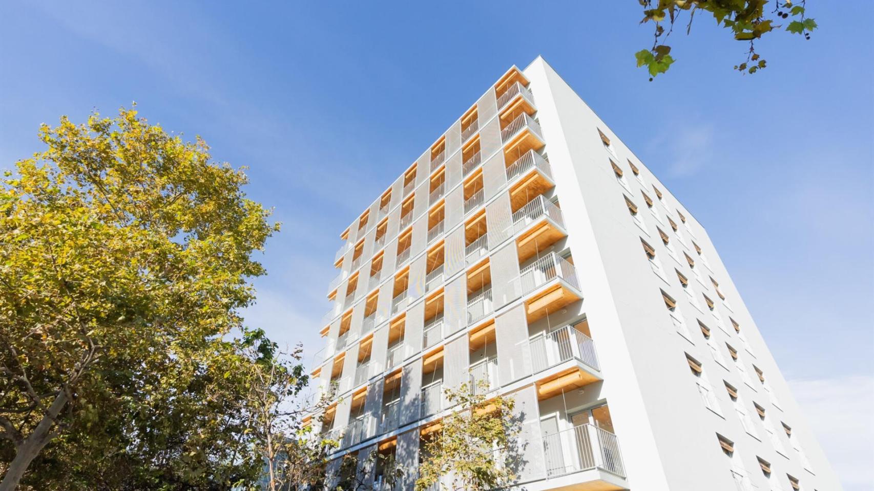 Pisos de alquiler asequible en Barcelona en una imagen de archivo