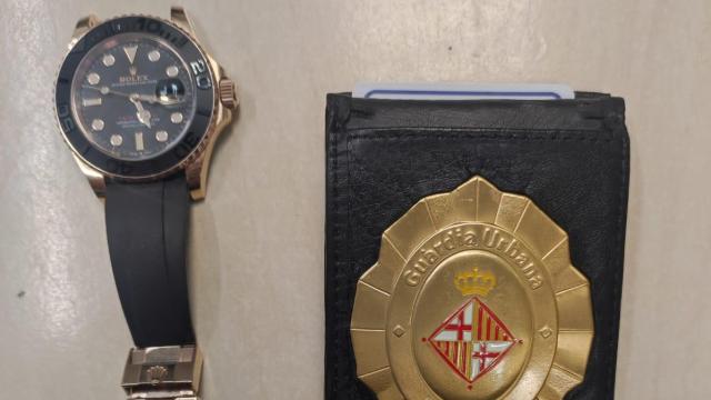 Agreden a un hombre y le roban un Rolex de 30.000 euros en Barcelona