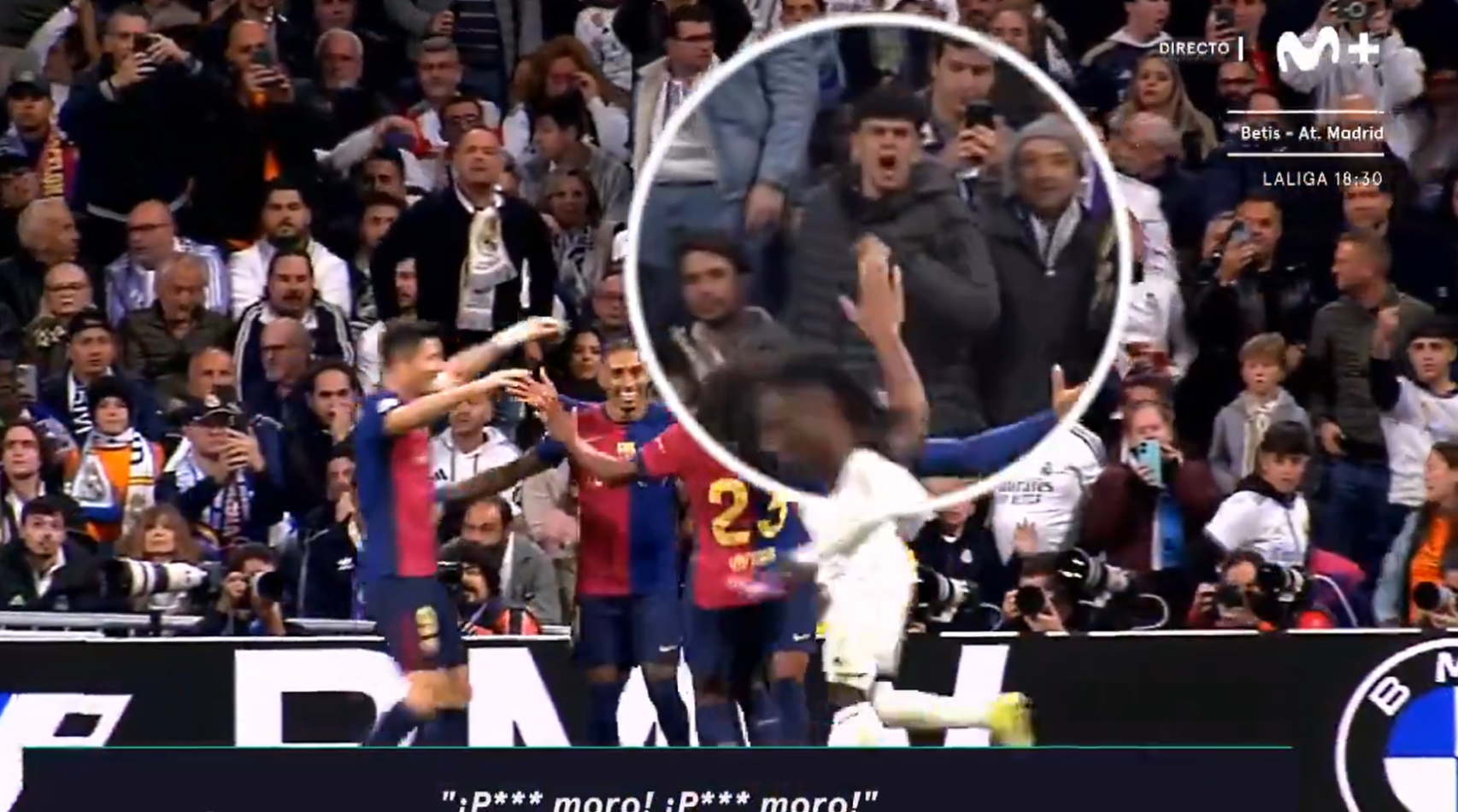 Insultos racistas en el clásico del Santiago Bernabéu