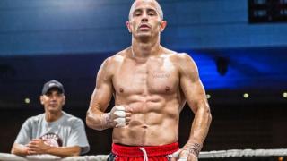 Vicente García en una de sus peleas en 2022