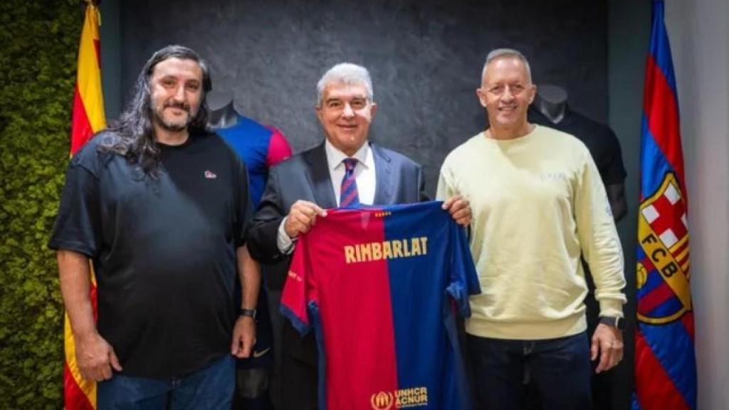 Joan Laporta formalitza l'entrada del Barça Innovation Hub a Rimbarlat