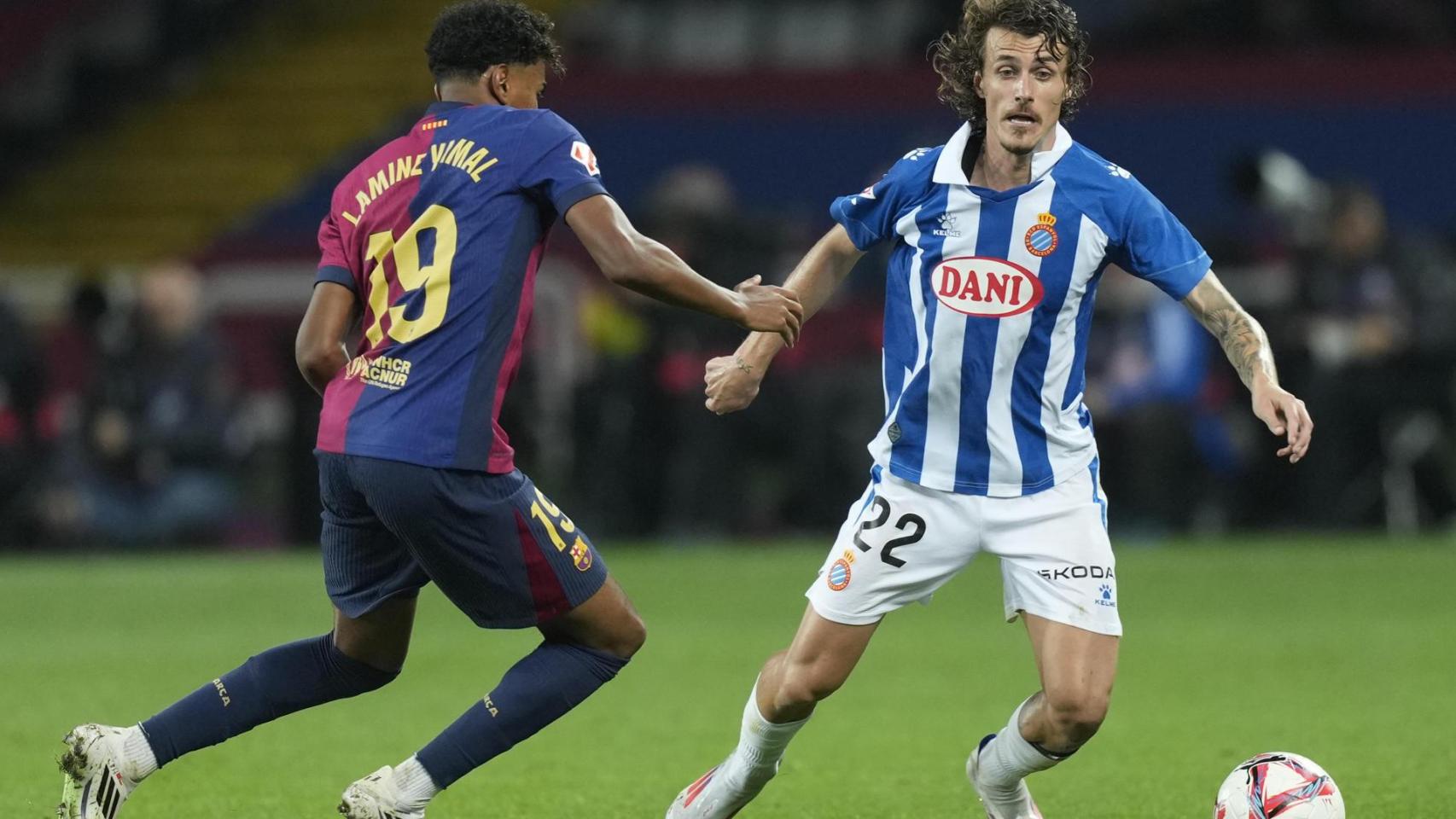 Lamine Yamal, contra el Espanyol