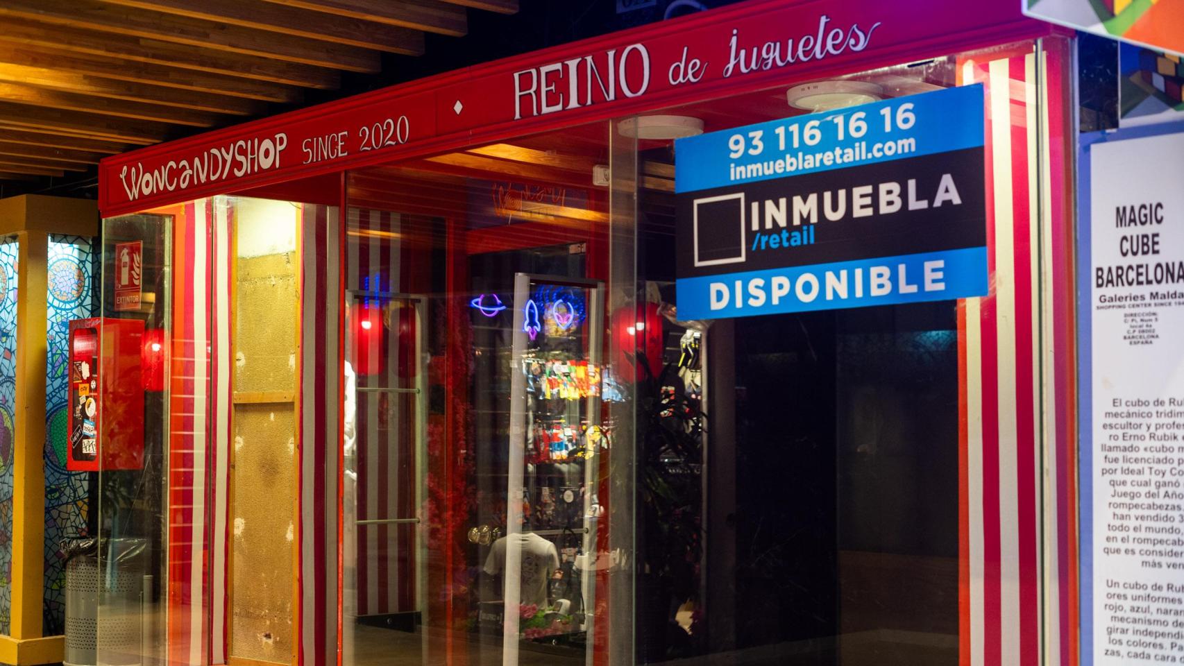 Imagen de archivo de un local de Reino de Juguetes de Galeries Maldà en alquiler